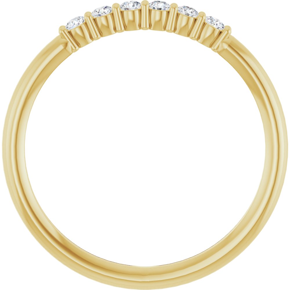 diamond stacking ring