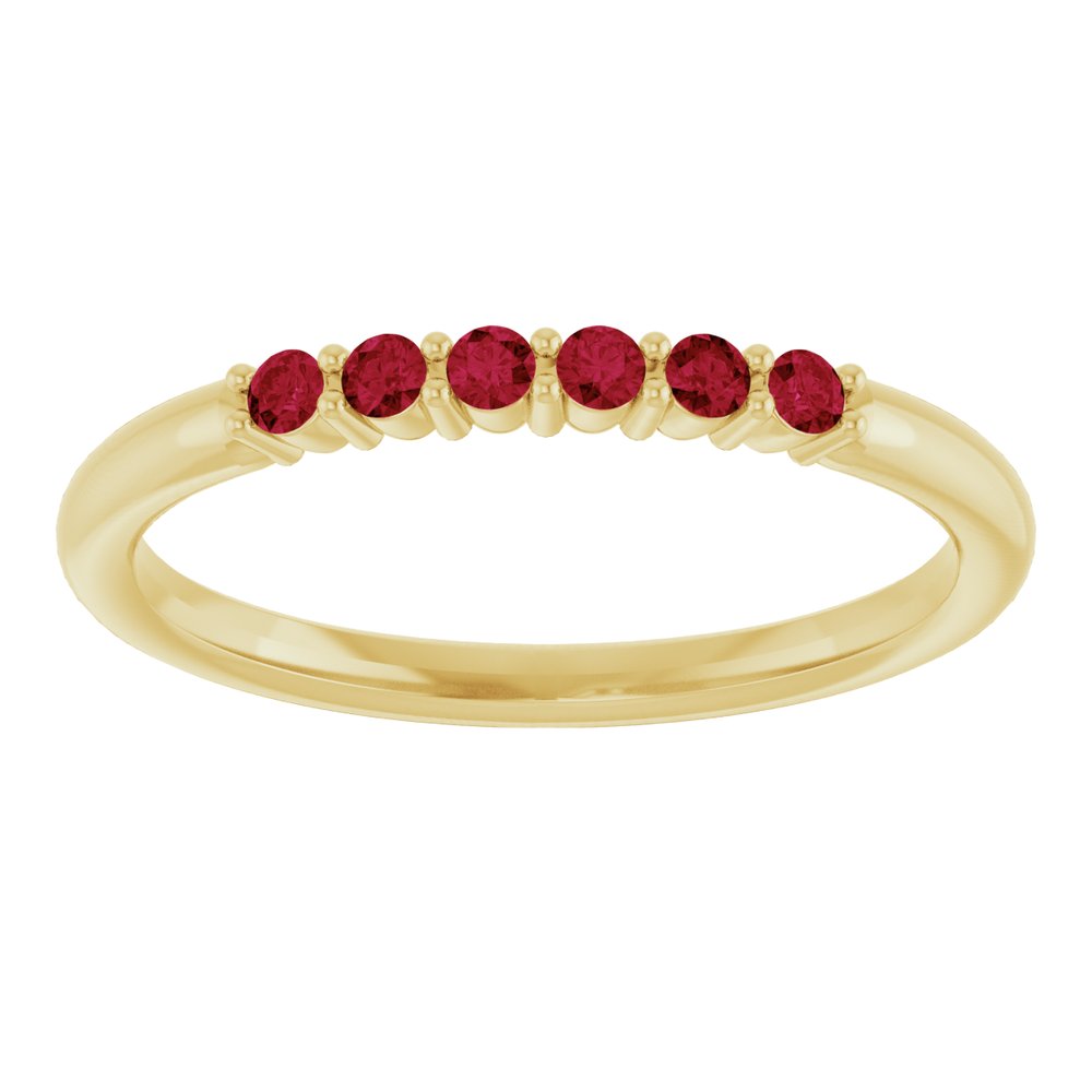 ruby stacking ring