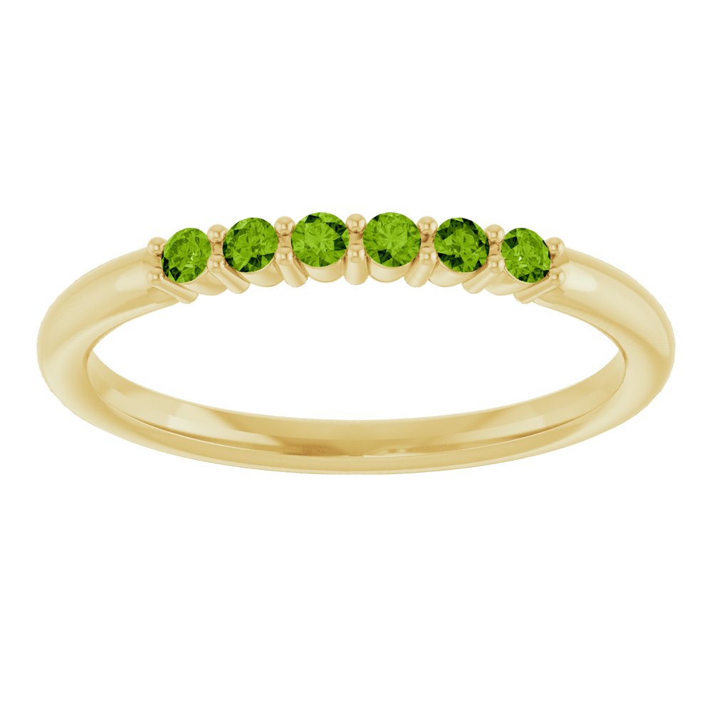 green stacking ring