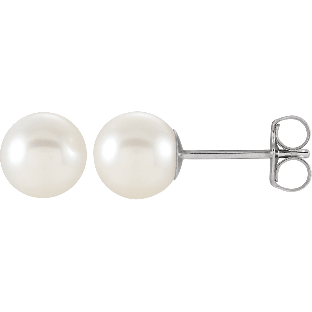 Pearl stud earring