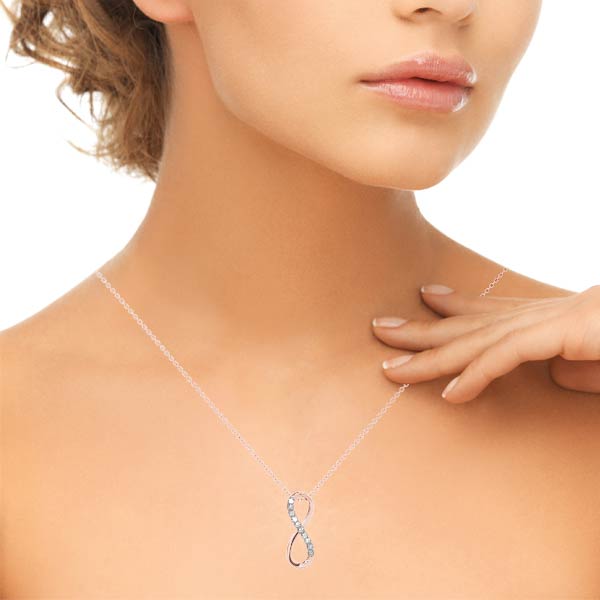 Gold and Diamond Infinity Pendant | Timeless Design