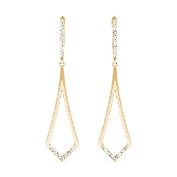 diamond drop earring