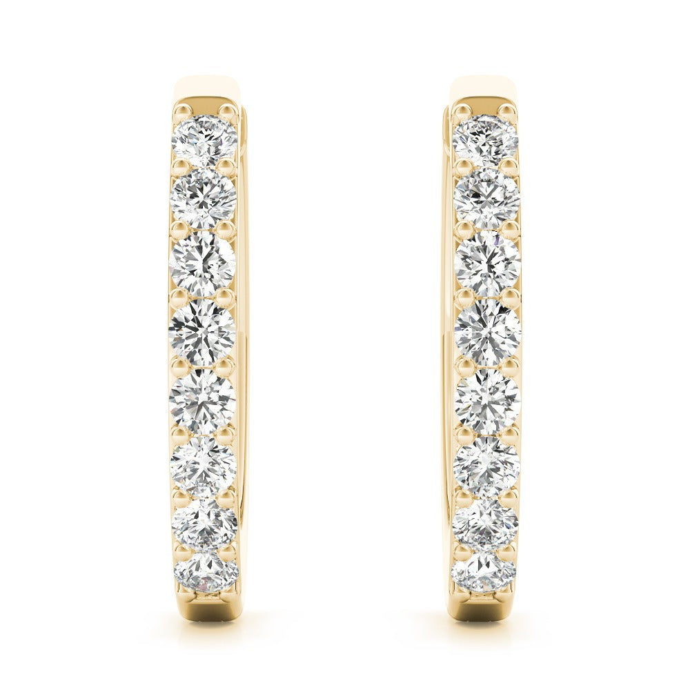 diamond hoop jewellery