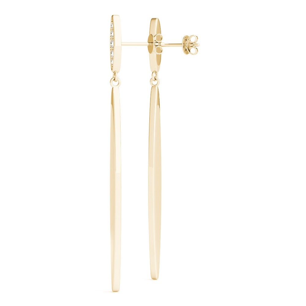 diamond drop earring