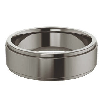 Titanium mens wedding band
