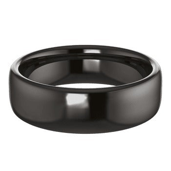 mens wedding band zirconium