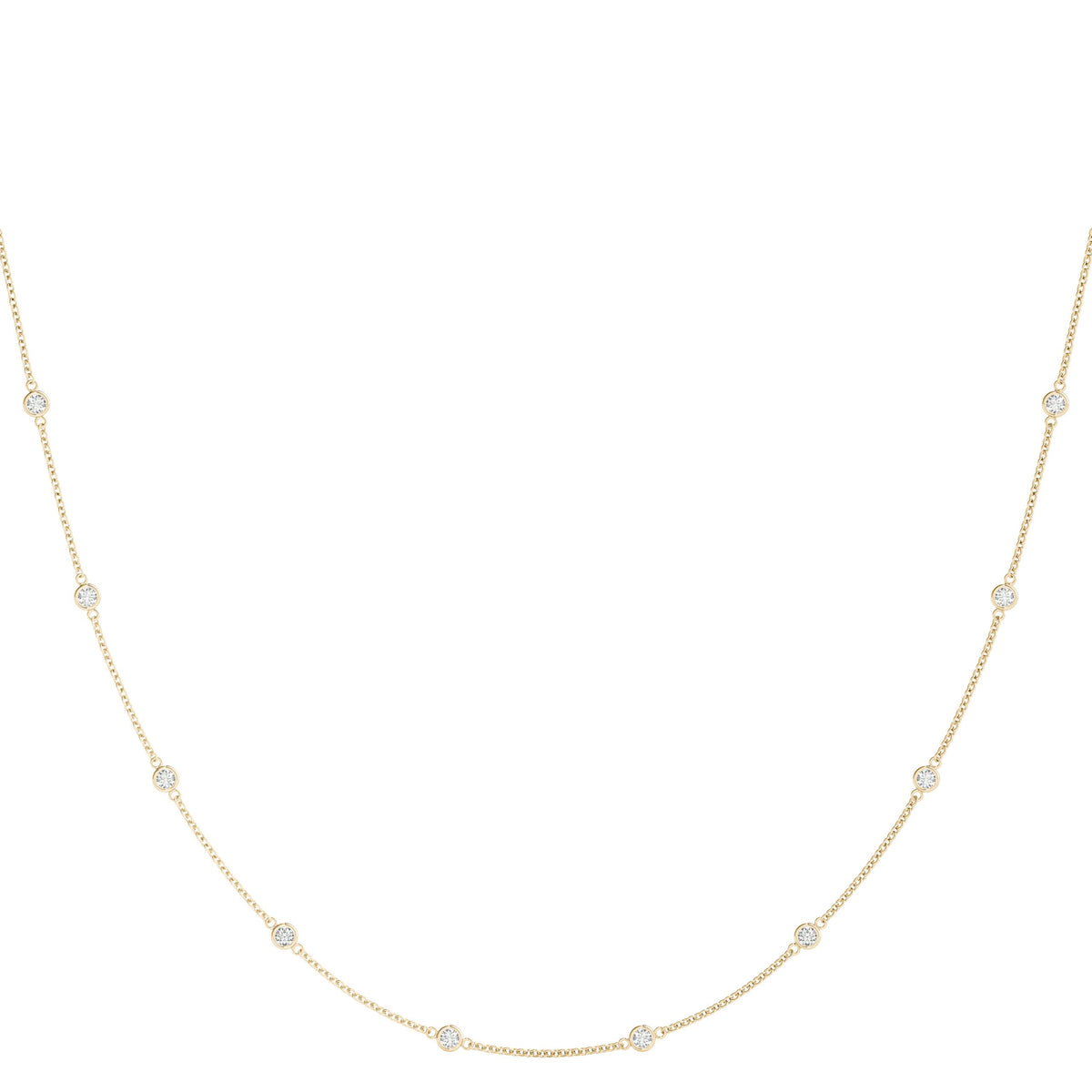 diamond station necklace
