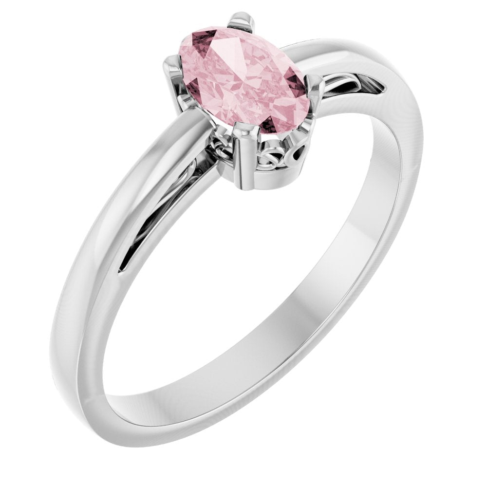 Pink Morganite Ring