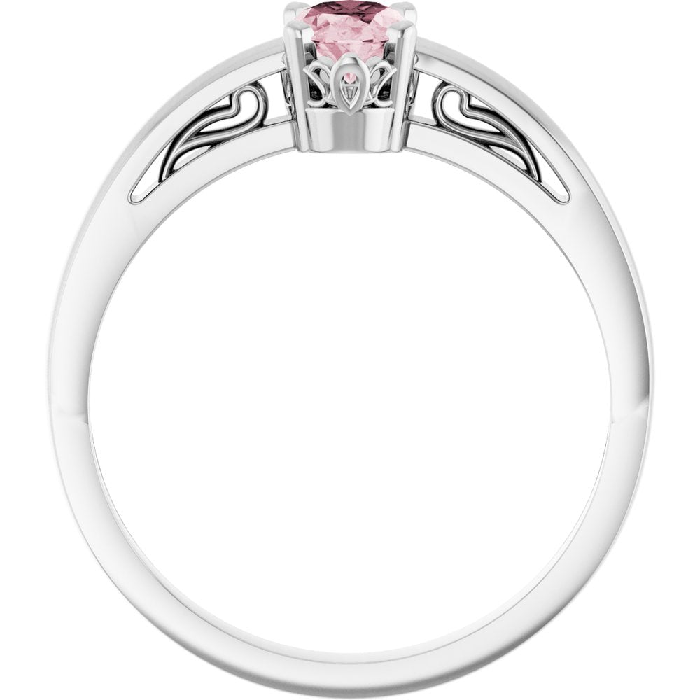 Pink Morganite Ring