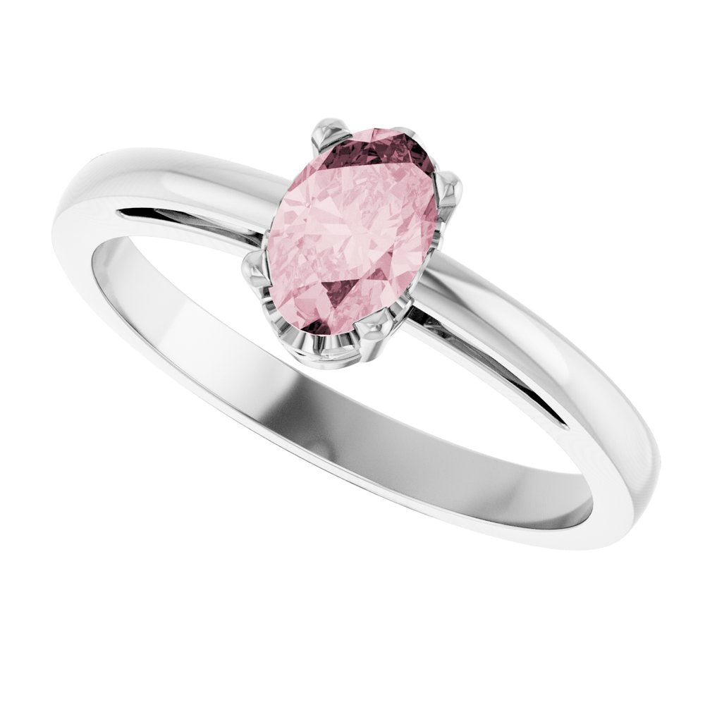 Pink Morganite Ring