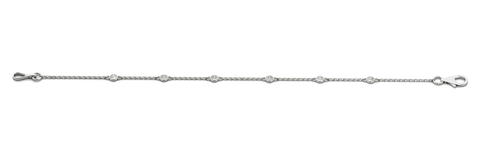 Charm Bracelet with Diamonds