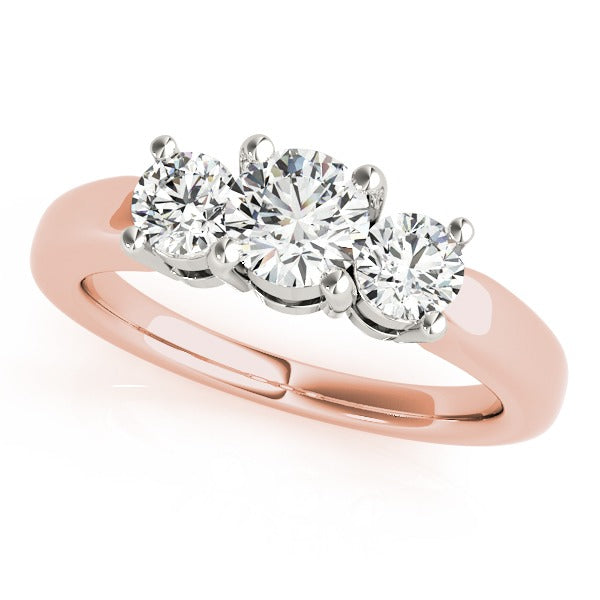 Classic Style Three Stone Ring