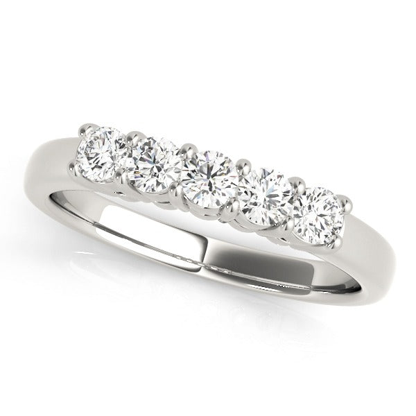 Wedding Band Matches Three Stone Ring