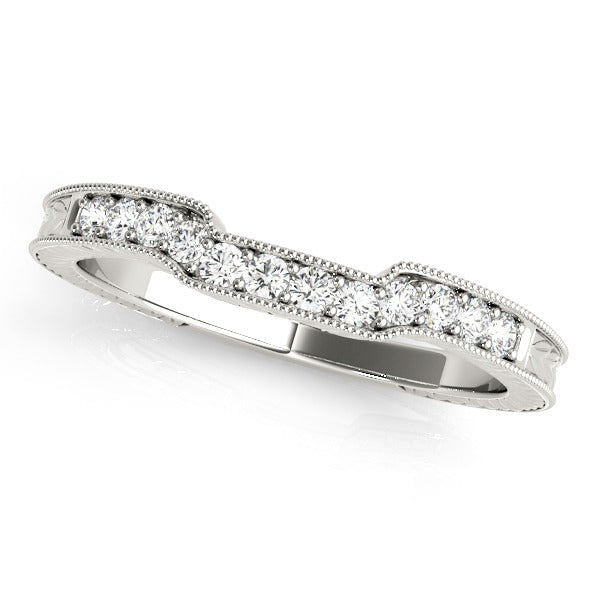 Antique Channel Set Wedding Band