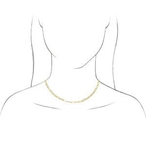 Paperclip necklace