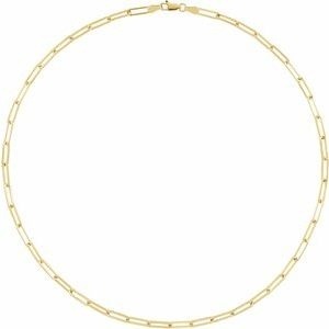 Paperclip necklace