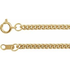 gold curb chain