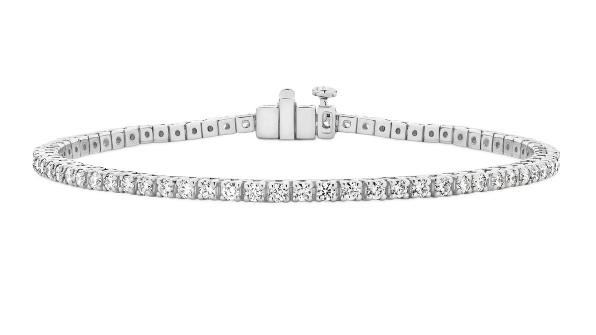 white gold tennis bracelet