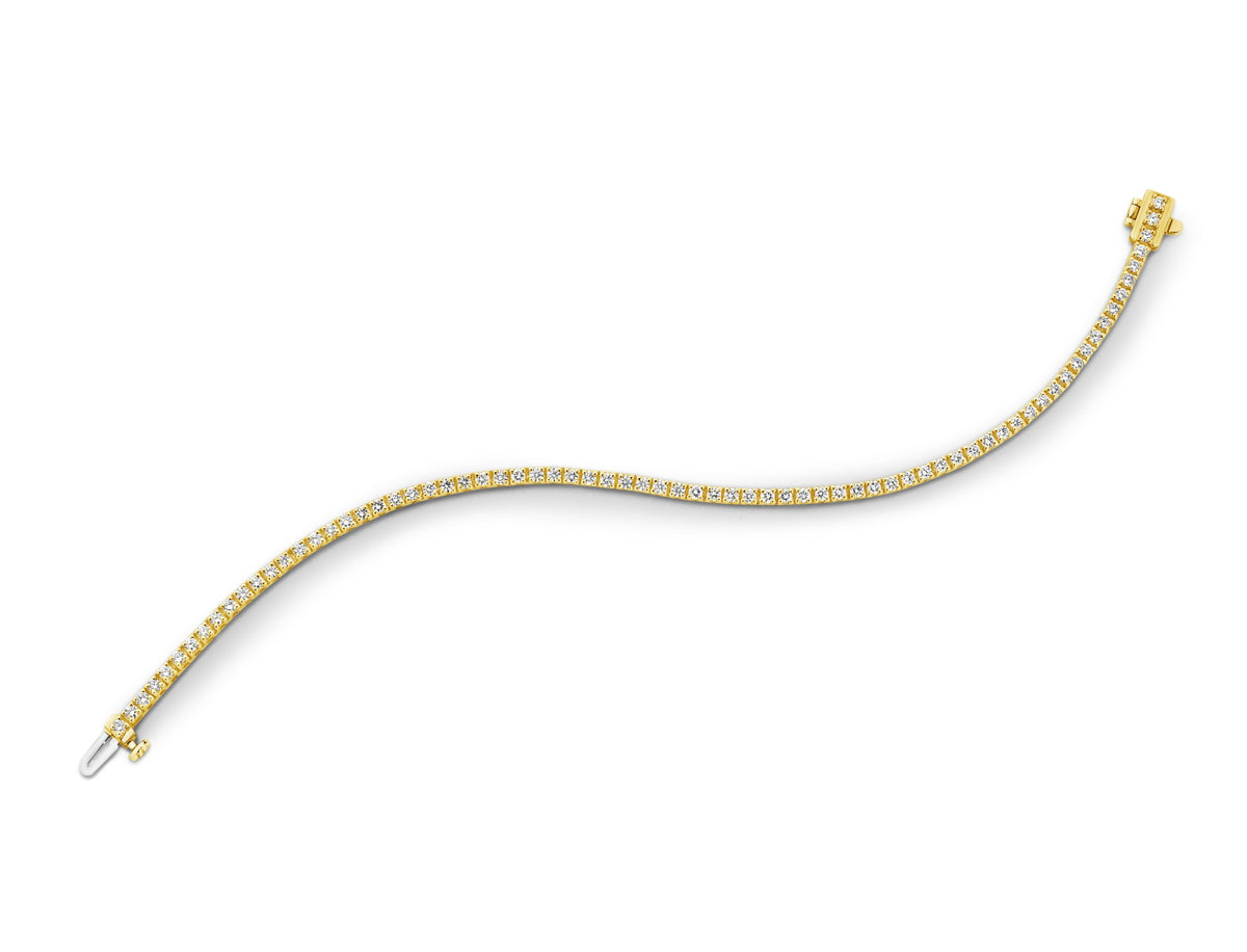 Tennis Bracelet yellow gold