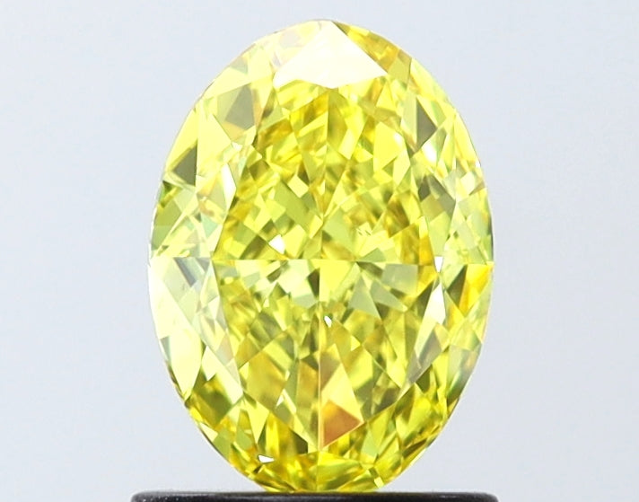 Yellow Lab Grown Diamond Oval - One in Stock