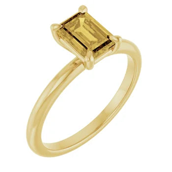 yellow diamond ring