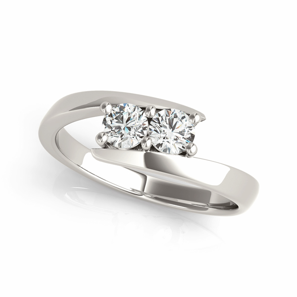 diamond two stone ring